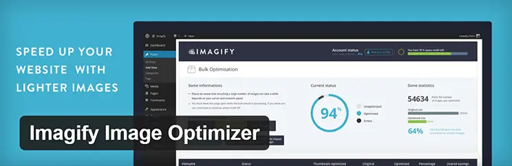 Plugin Imagify Image Optimizer